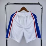 NBA Philadelphia 76ers shorts Blanc